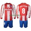 Maillot à Manches Longues Atlético Madrid GRIEZMANN 8 Domicile 2021-22 Pour Enfant